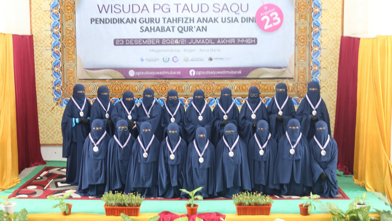 Prosesi Wisuda Pendidikan Guru Tahfidz Anak Usia Dini (PG TAUD) Angkatan 23
