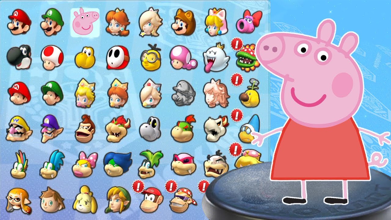 Mario Kart 8 deluxe - Peppa pig's first appearance on mario kart 8 | Best racing game on Nintendo