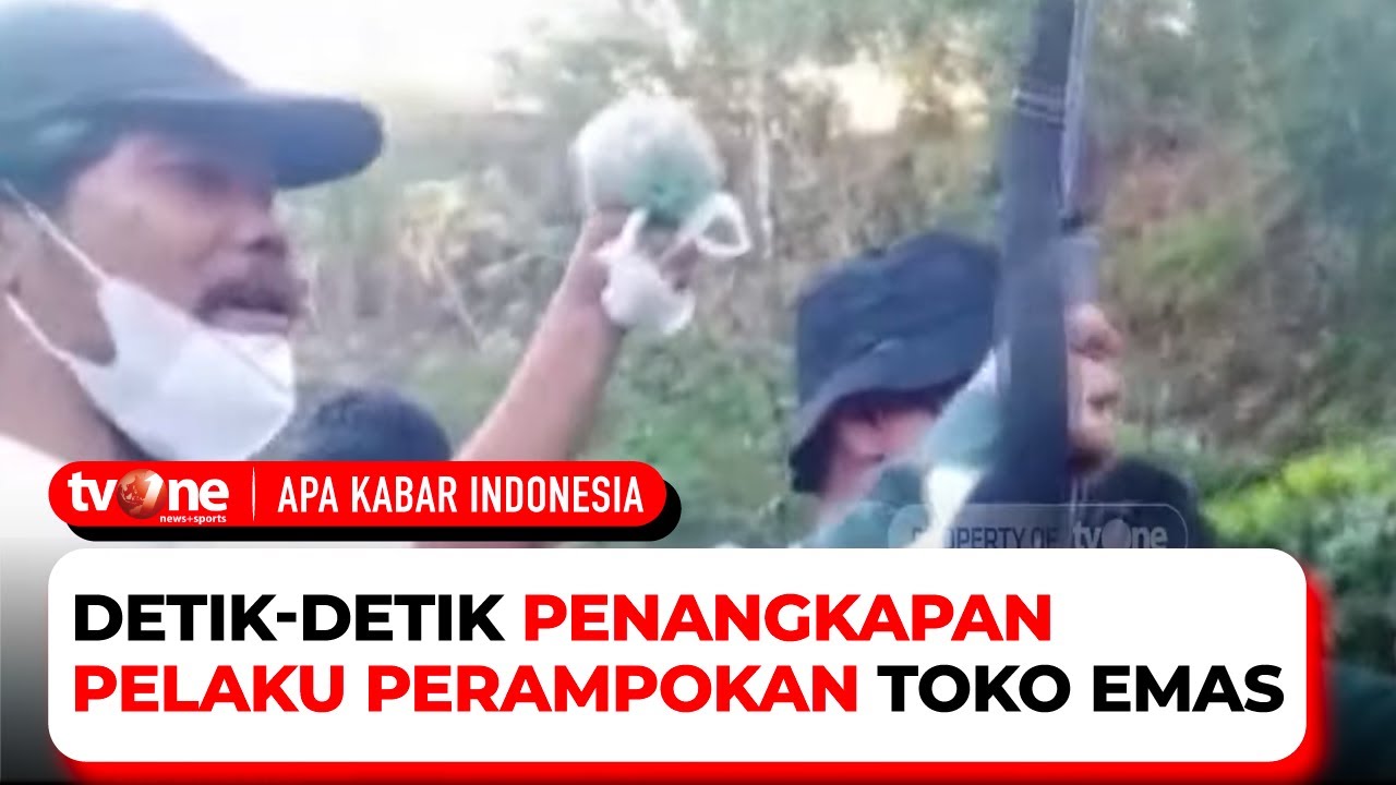 Menegangkan! Detik-detik Polisi Meringkus Lima pelaku Perampokan Toko Emas | AKIP tvOne