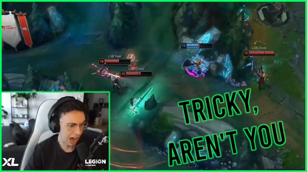 Caedrel Reacts To FAKER'S Insane Escape Attempt