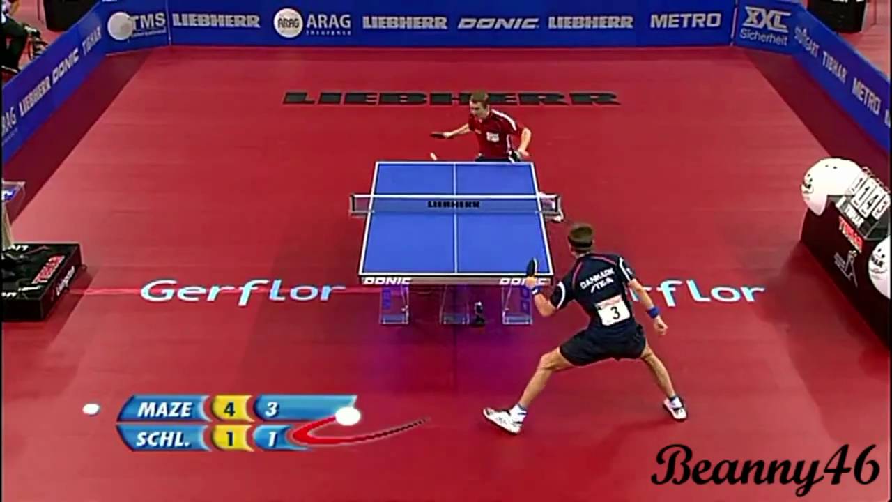 Michael Maze vs Werner Schlager (2009 European Championships)
