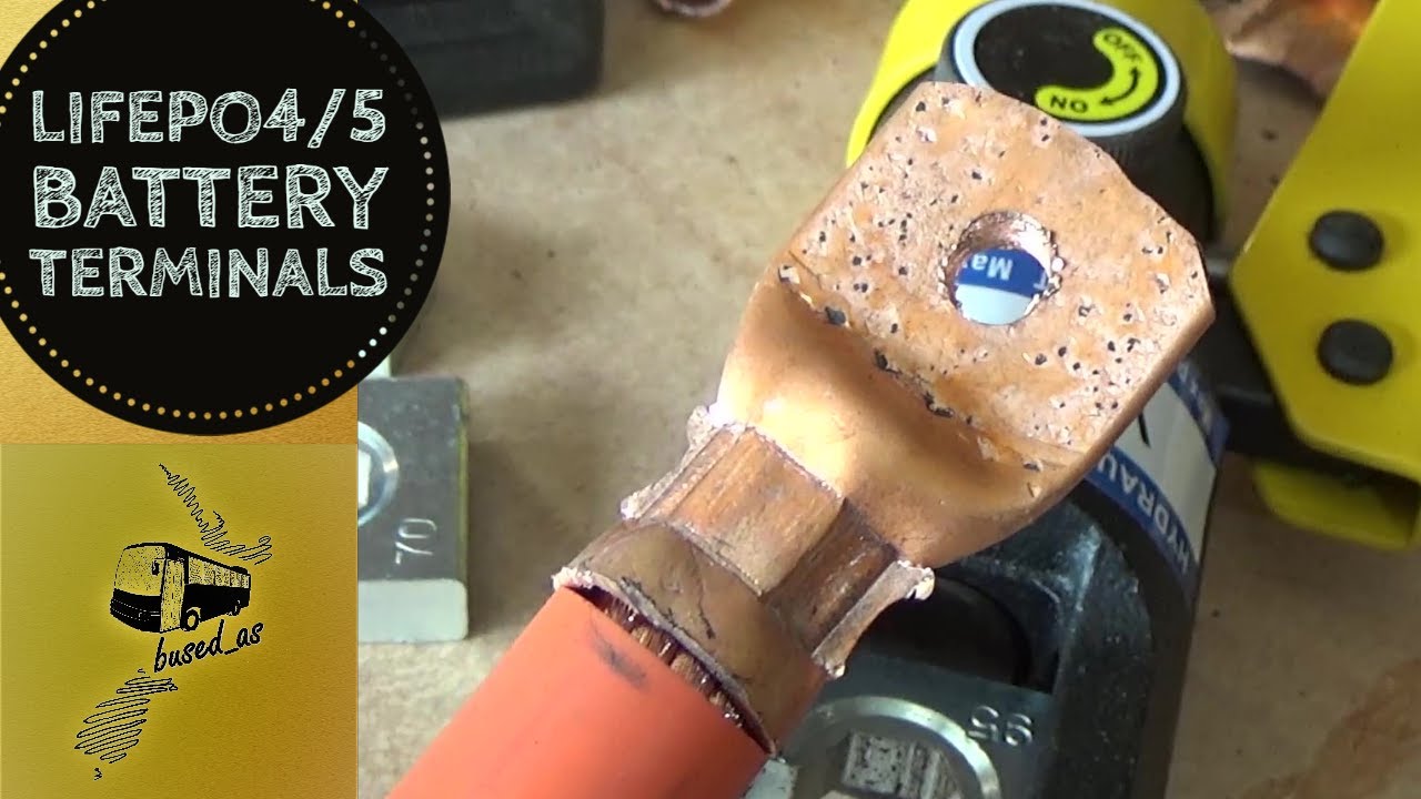 LiFePo4 DIY Battery Lugs | Make your own Copper terminals