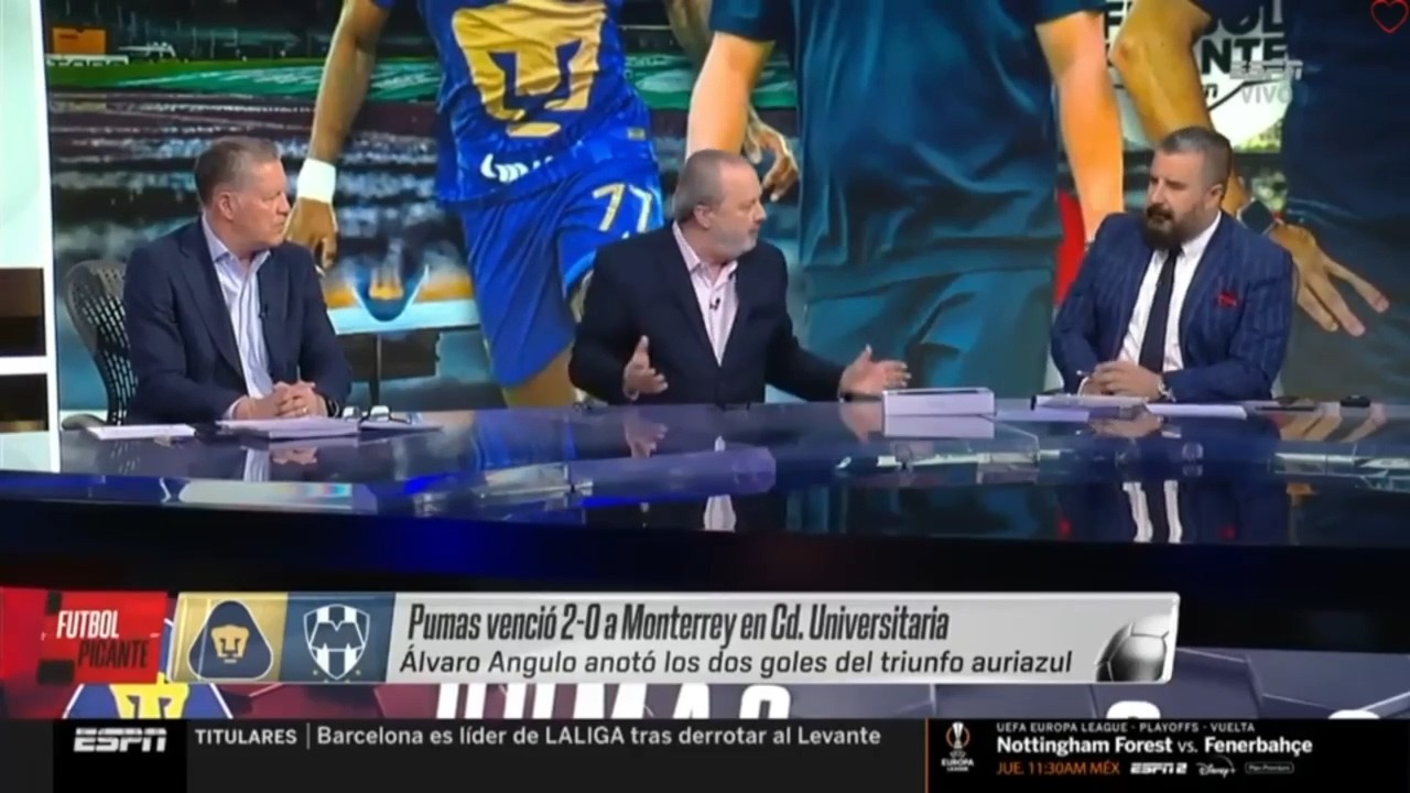 Futbol Picante🔥22 de feb🔥Pumas venció 2-0 a Monterrey en Cd.Universitaria