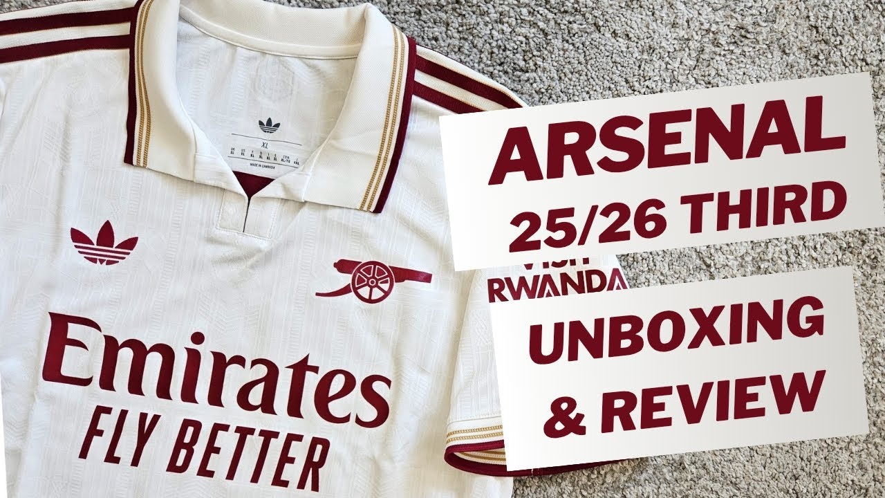 Arsenal 2025/26 Third jersey Authentic HEAT.RDY Unboxing & Review