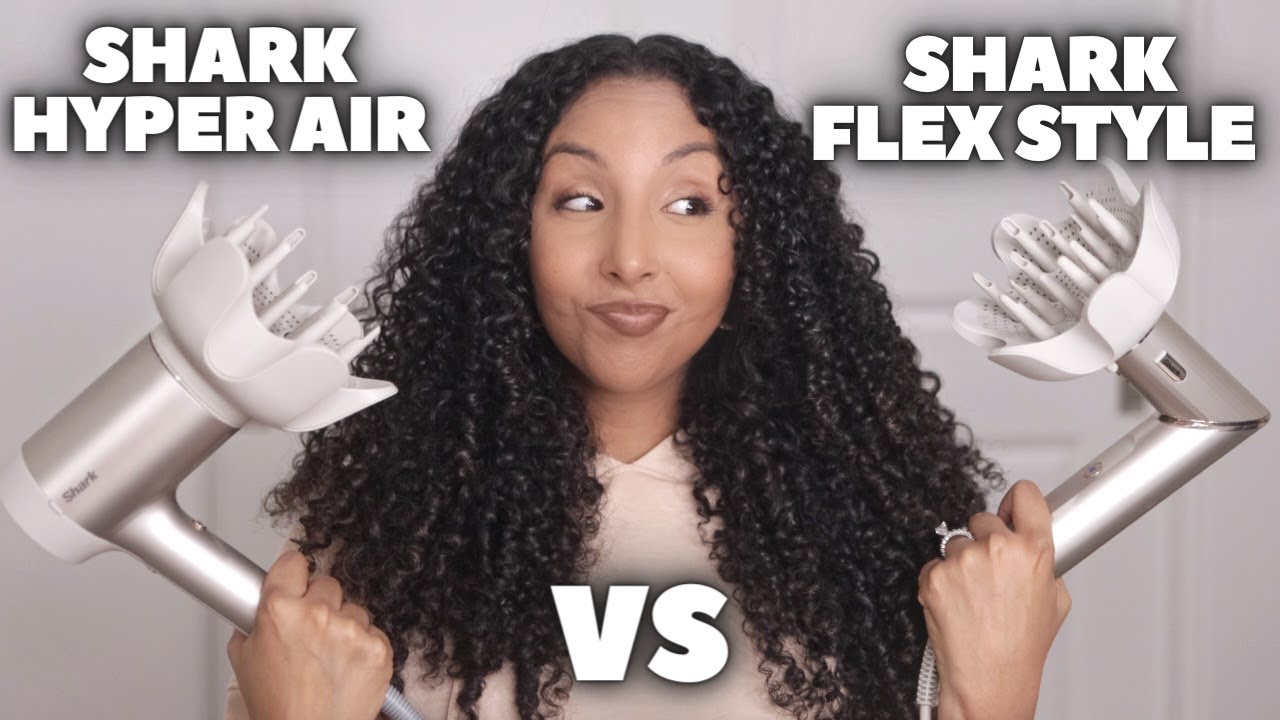 Shark Hyper Air Blow Dryer vs Shark Flex Style! Dyson Dupe?? | BiancaReneeToday