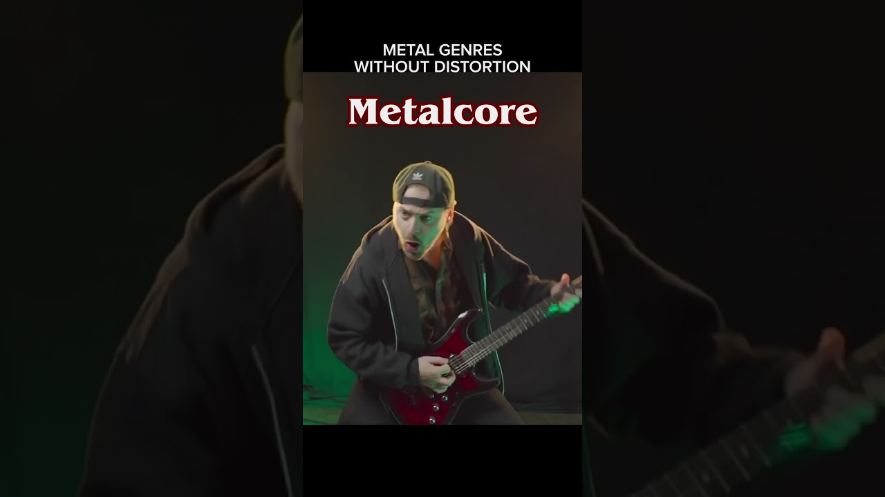 Metal without distortion? 🤔 #metal #guitar #guitarist #bass #music #guitarplayer #metalcore #ibanez