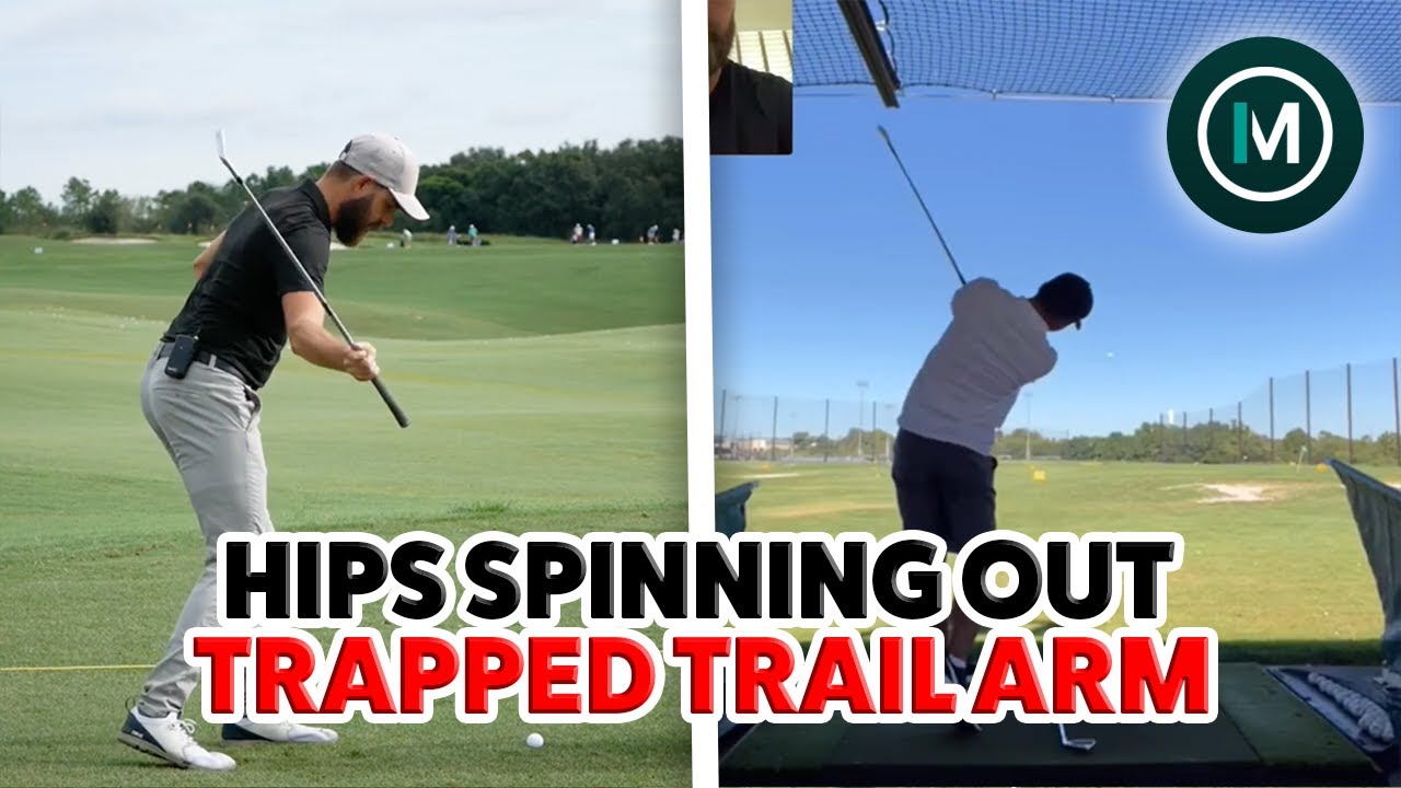 Inside An Online Lesson - Hips Spinning Out & Trapped Trail Arm