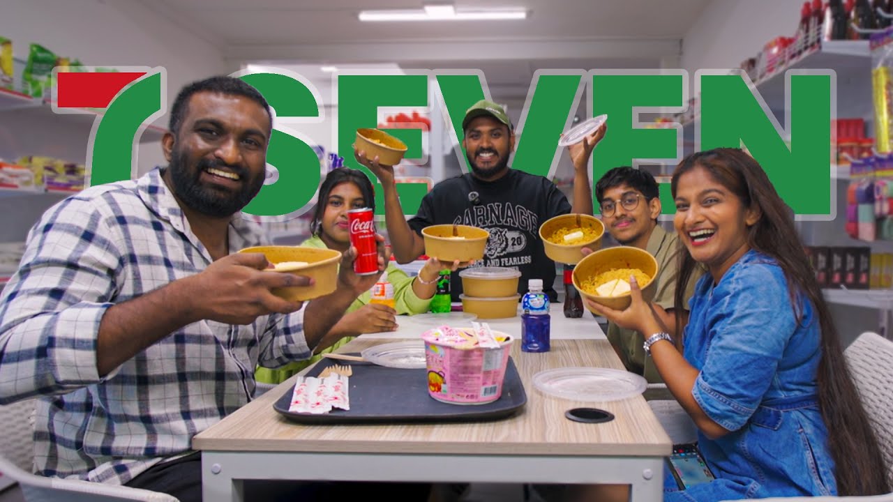 Korean foods පිරිච්ච 7 Seven එක 🍜🥤 - Night out ✨
