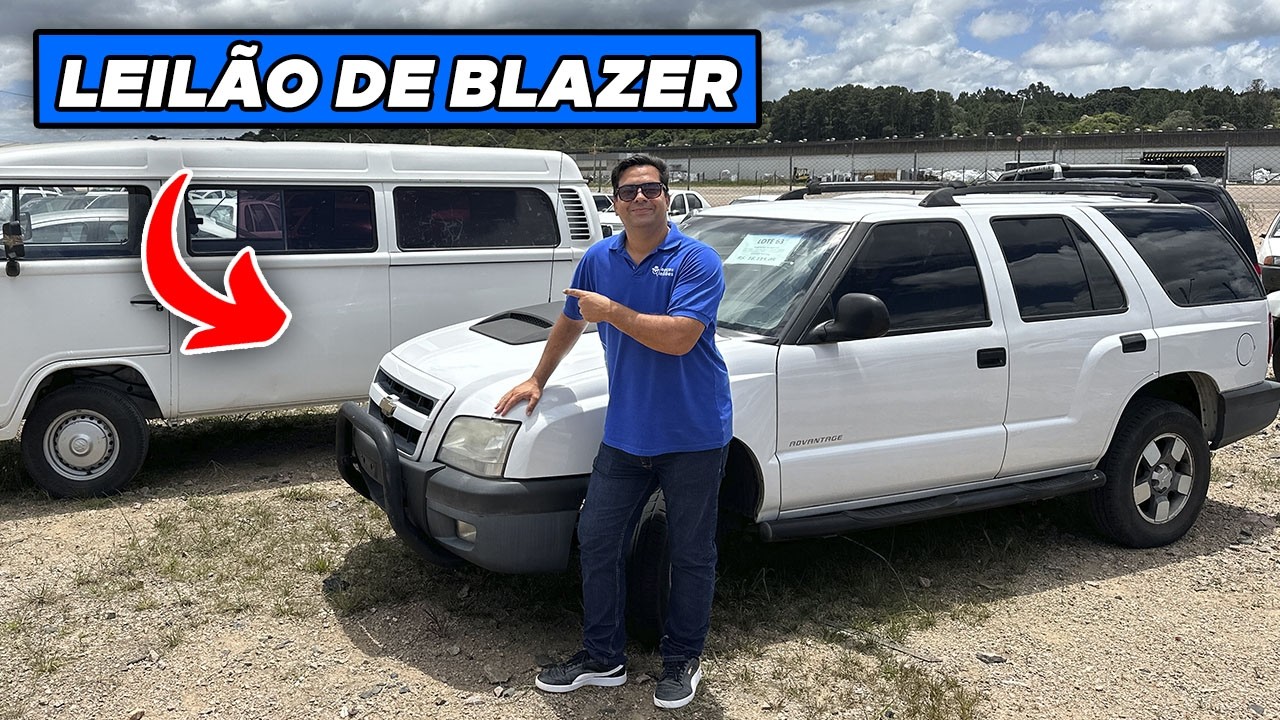 BLAZER E X-TERRA MUITO CONSERVADA NO LEILÃO DO GOVERNO