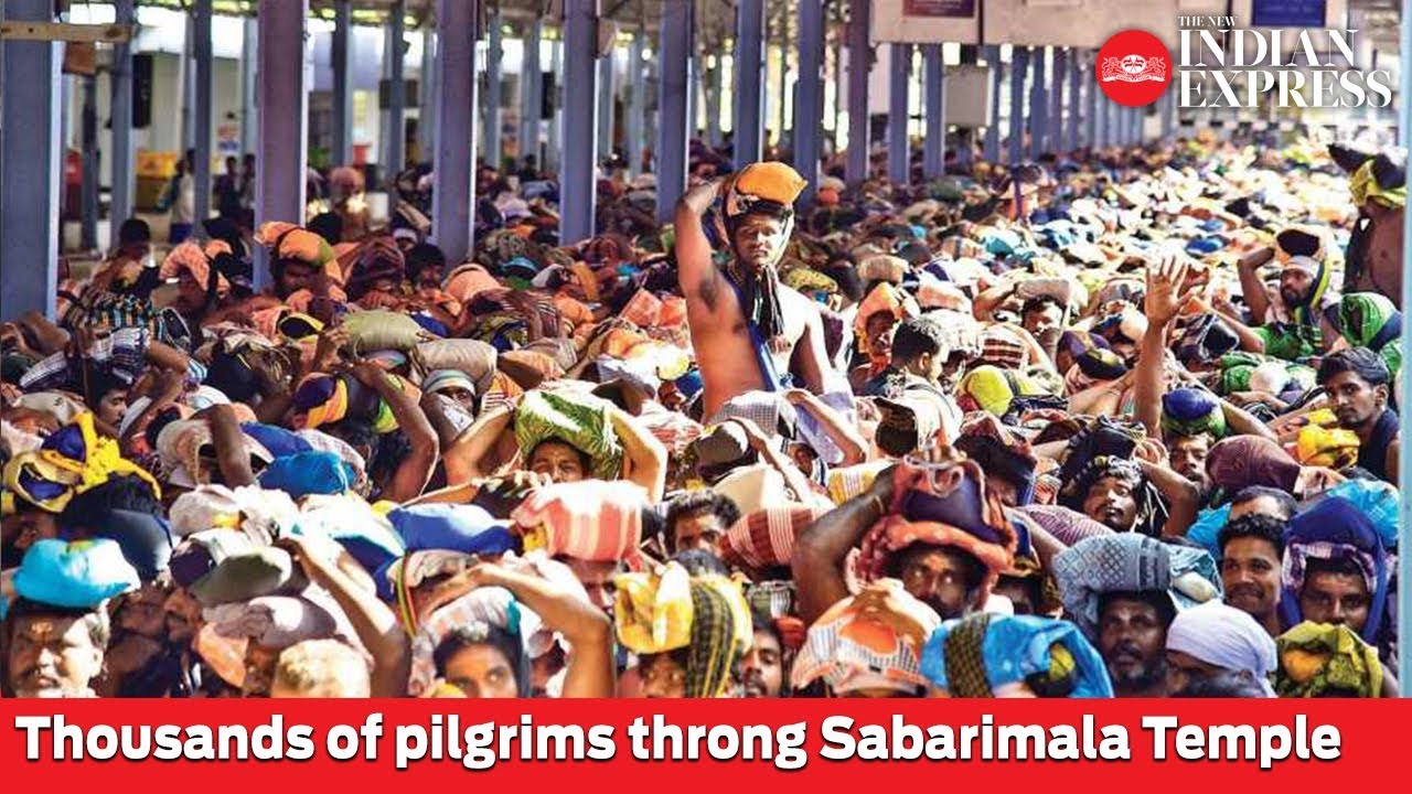 Thousands of pilgrims throng Sabarimala Temple on its opening day