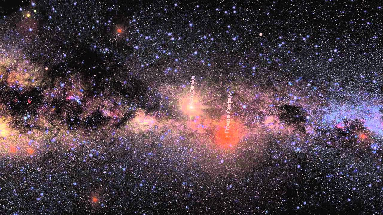 Journey To Alpha Centauri Star System - Computer Simulation