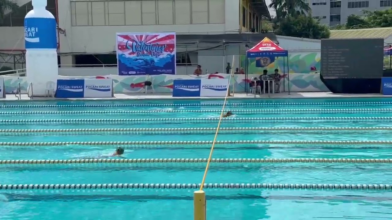 IM relay - Mikay was the last jumper on lane 5 - Valentine’s swimfest 2026