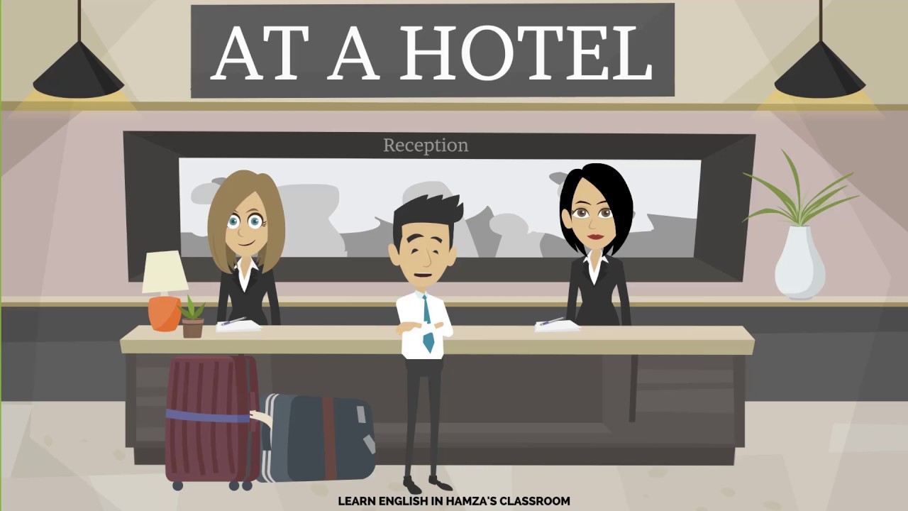 At a Hotel - English Speaking Course, Hotel Conversation,  English Speaking Practice ,Check in Hotel