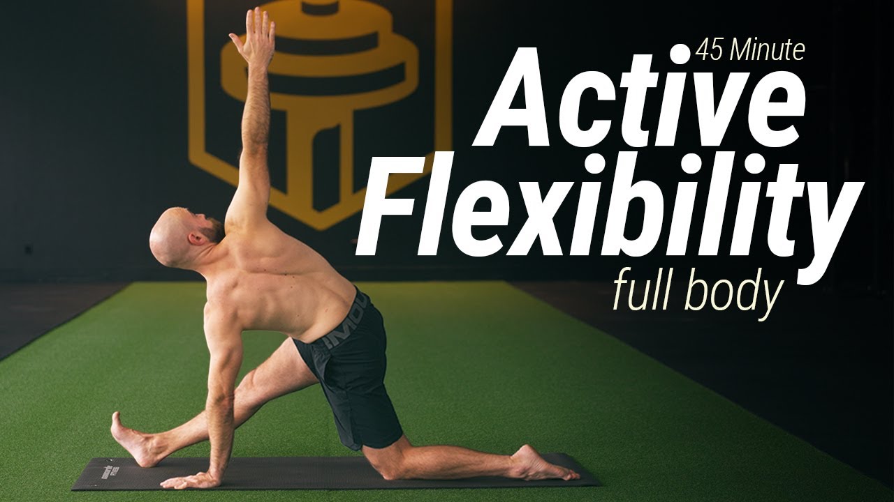 45 Minute Active Flexibility Workout, Balance + Stretch | Follow Along, No Talking