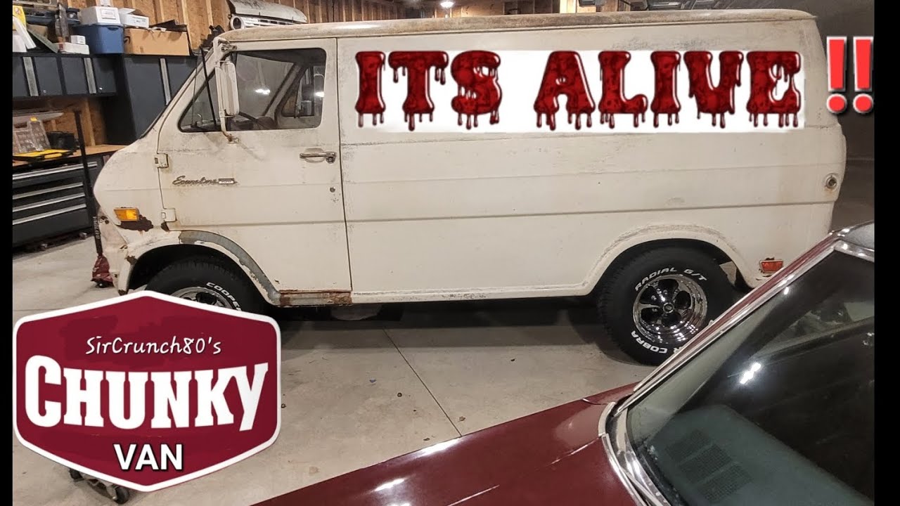 Chunky Comes Alive!  1969 Ford E100 Econoline Van pt 46