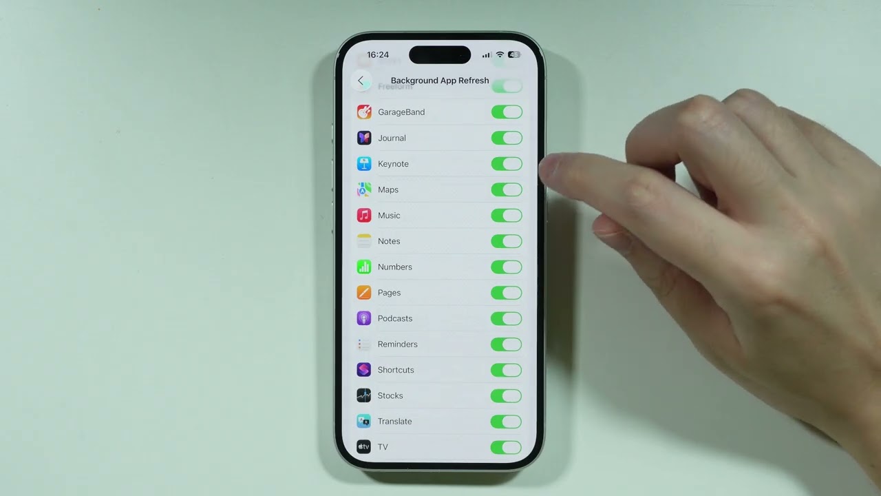 iPhone 17: как управлять фоновым обновлением приложений