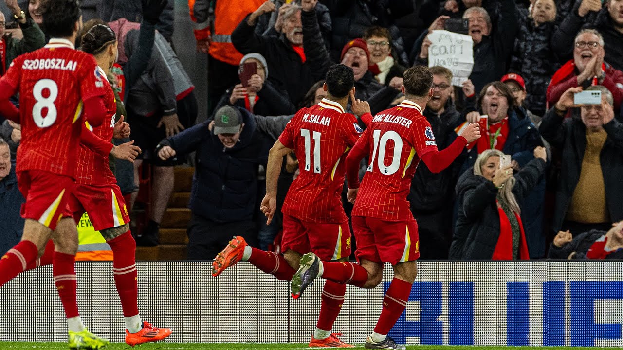 SALAH SENDS ANFIELD WILD & LIVERPOOL FANS SING TO GUARDIOLA! | Liverpool 2-0 Man City
