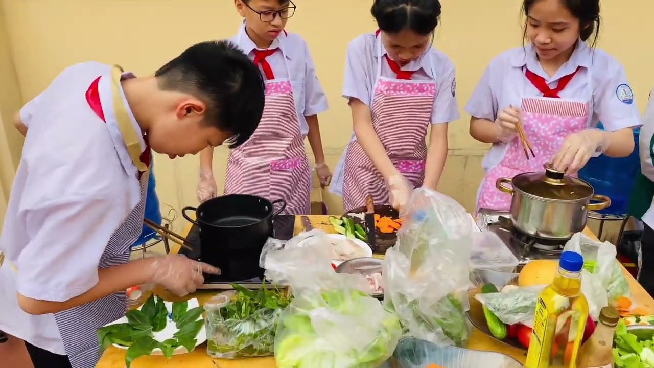 Hội thi “bữa cơm gia đình” trường THCS Nam Hải