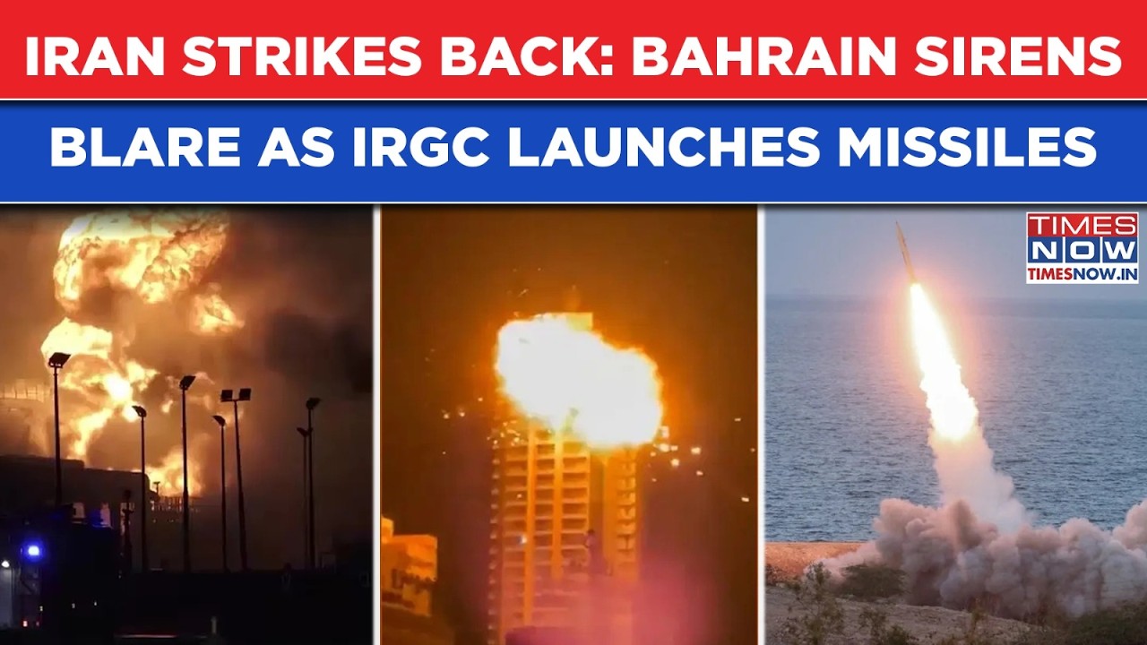 Iran Jolts Gulf: Bahrain Sirens Blare As IRGC Launches Massive Missile, Drone Blitz After US Strikes