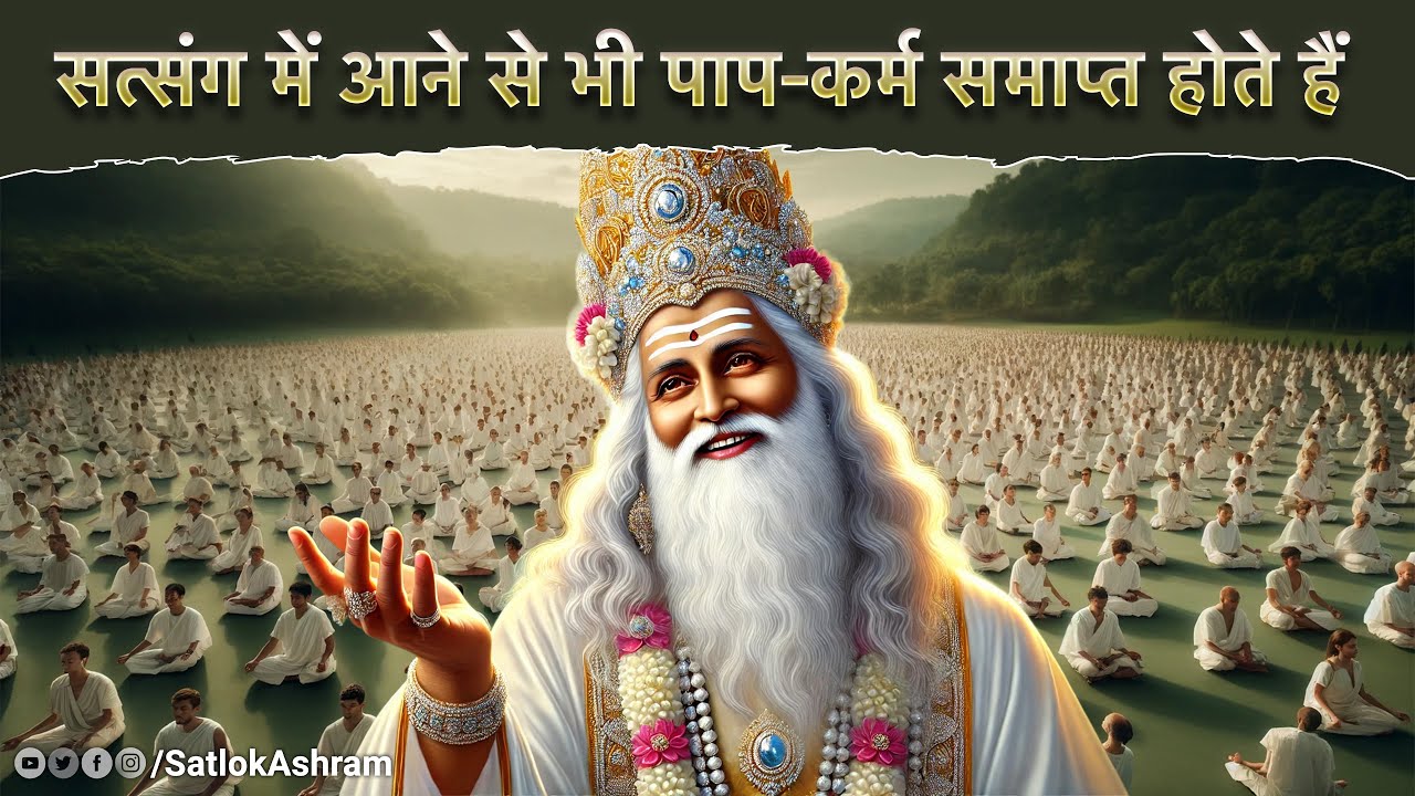 सत्संग में आने से भी पाप-कर्म समाप्त होते हैं | Sant Rampal Ji Maharaj Satsang | SATLOK ASHRAM