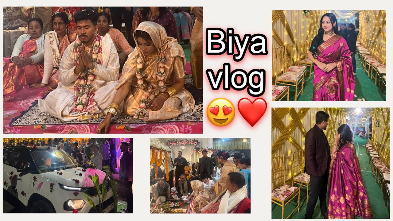 দৰা লগত কইনা আনিব গলো😍Biya vlog✨🫶🏻