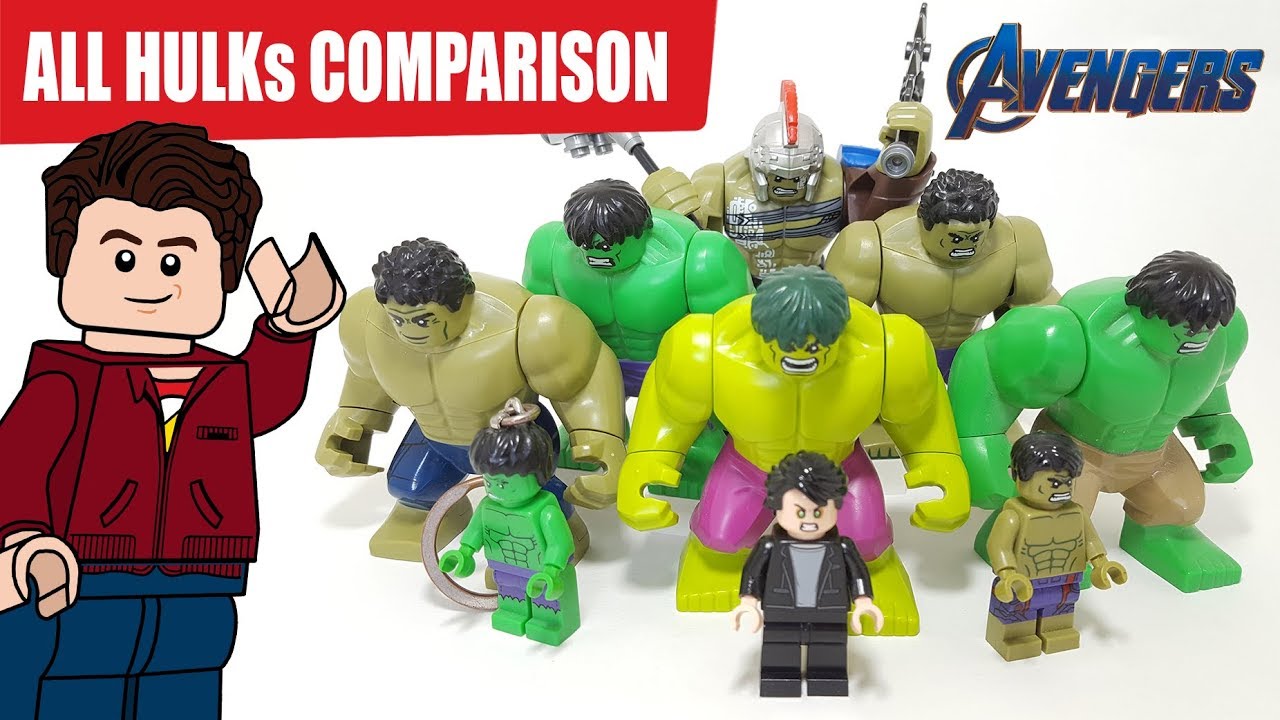 ALL LEGO Hulk Figures Comparison