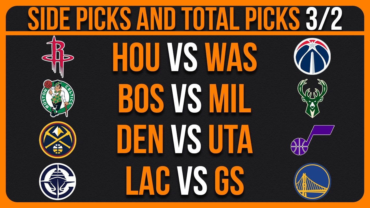 NBA Picks Today Monday 3/2/26 NBA Picks and Predictions | NBA Predictions Today | NBA Bets Today