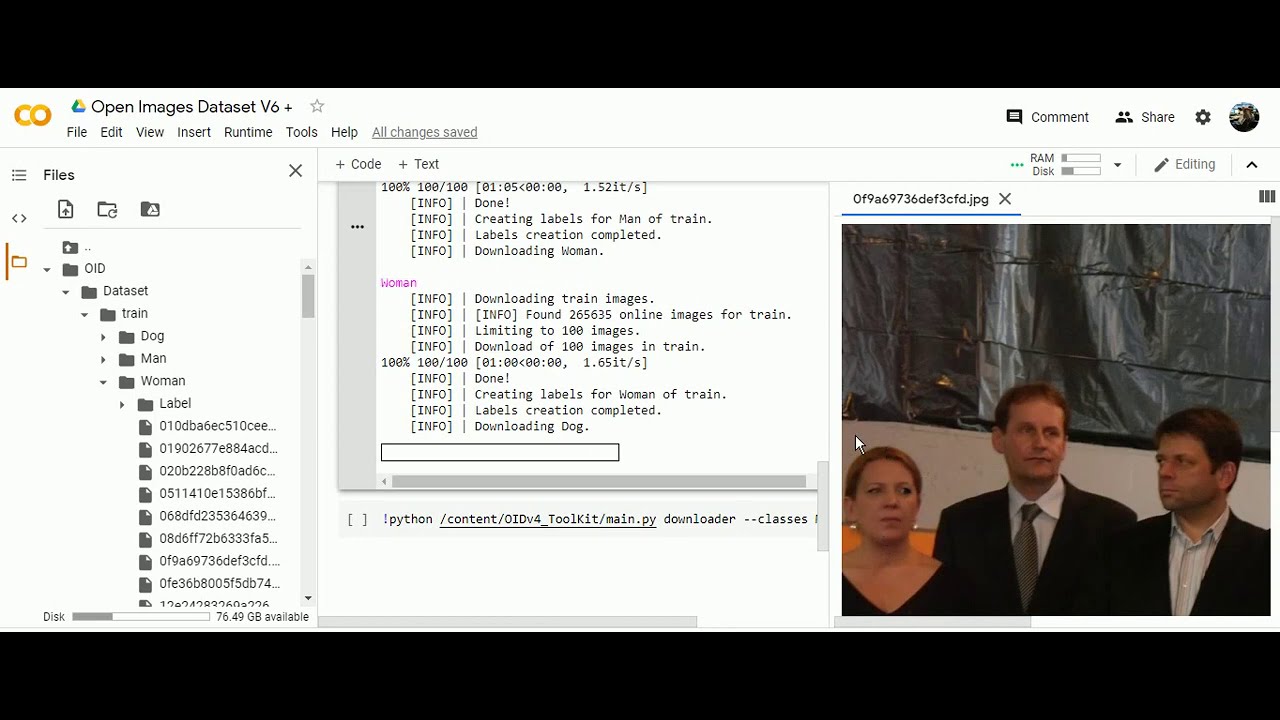How To Download Images from Open Images Dataset V6 + for Google