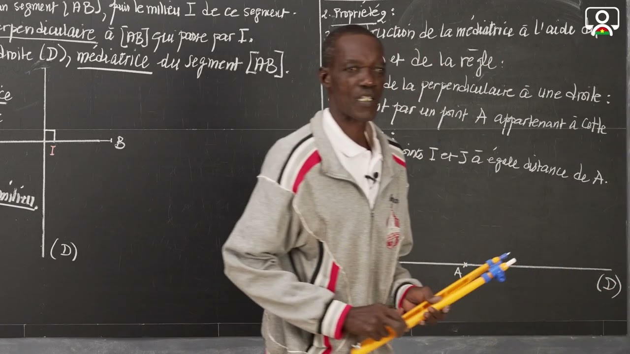 Cours - 6e -  Maths - Activités géométriques : Médiatrice d'un segment (3/8)