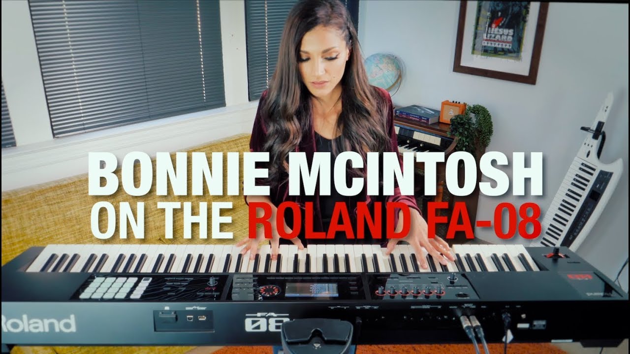 Bonnie McIntosh on the Roland FA-08
