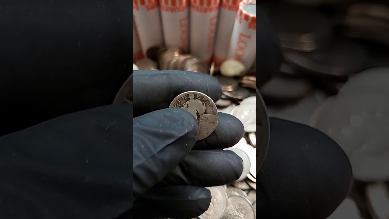 Silver 90 percent 1925 Standing Liberty Quarter found in a coin roll