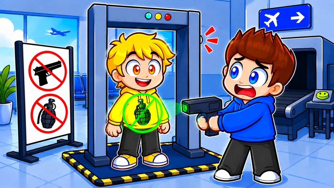 ZOSTAŁEM OCHRONIARZEM NA LOTNISKU ✈️ w Roblox!