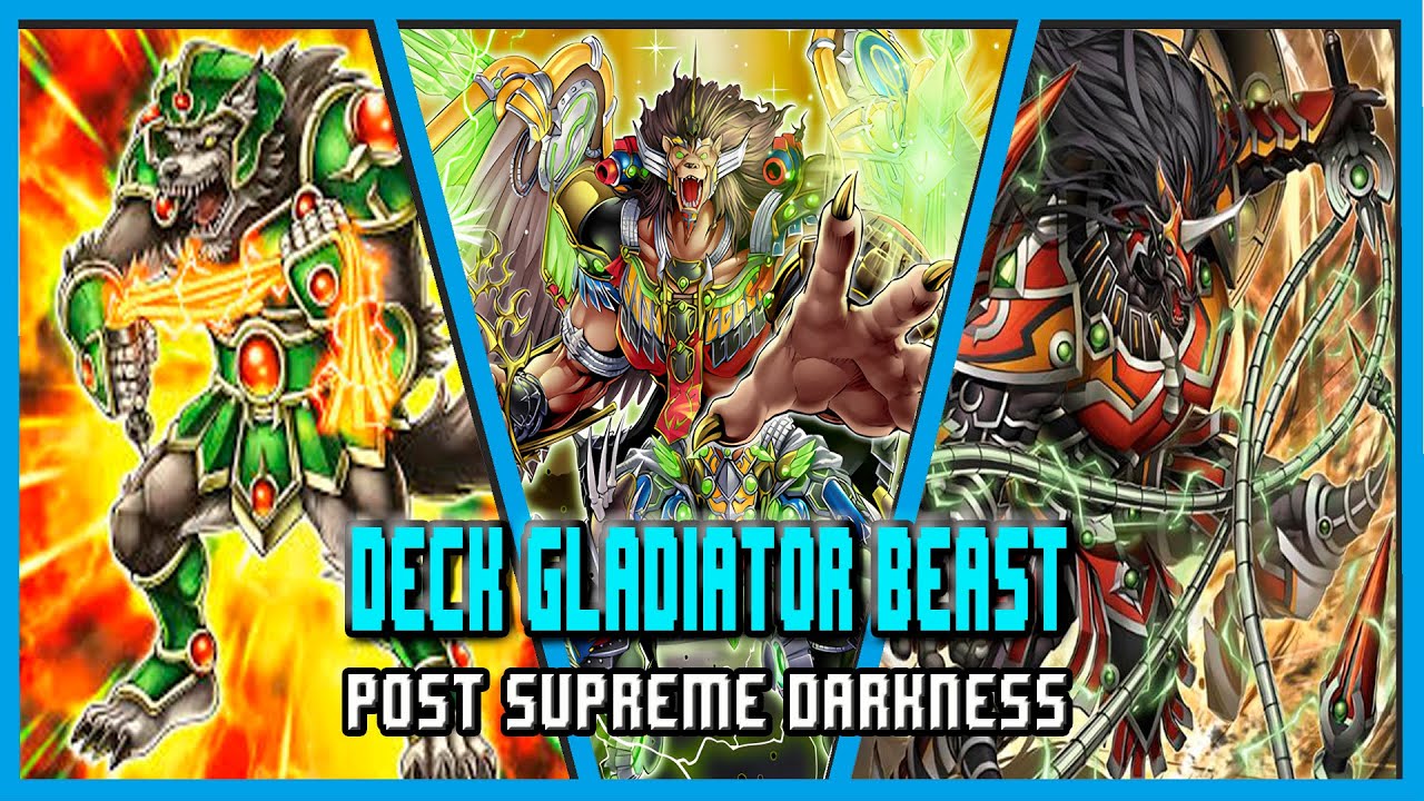 Deck Gladiator Beast, Post Supreme Darkness  (Enero 2025) Replays and Decklist |EdoPro|