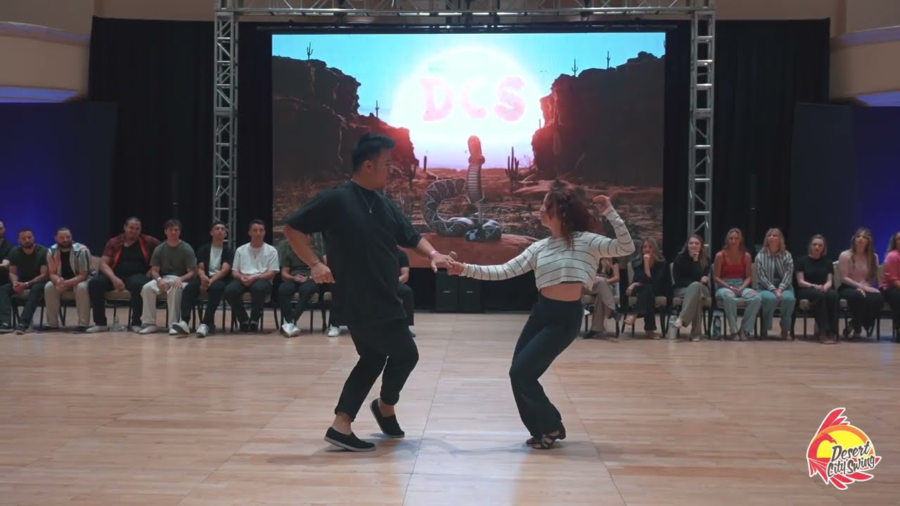 Gabriel Sebastian & Cami Johnstonbaugh 3rd Place - Advanced J&J Finals - Desert City Swing 2024