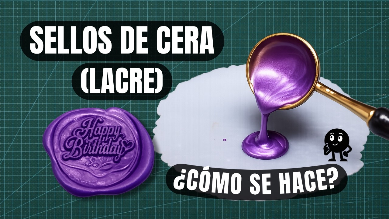 Cómo hacer sellos de cera paso a paso | Sellos bicolor, limpieza de herramientas e historia
