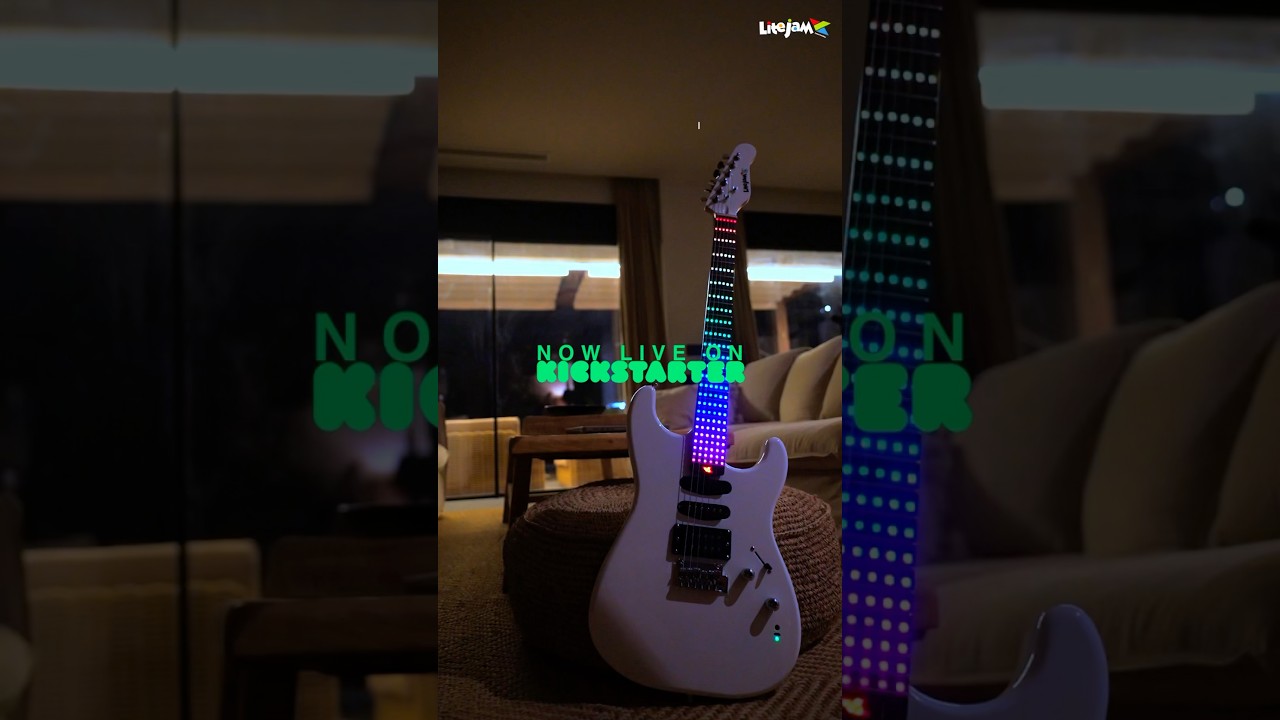 The WORLD&rsquo;s 1st Led Fretboard smart GUITAR 🎸