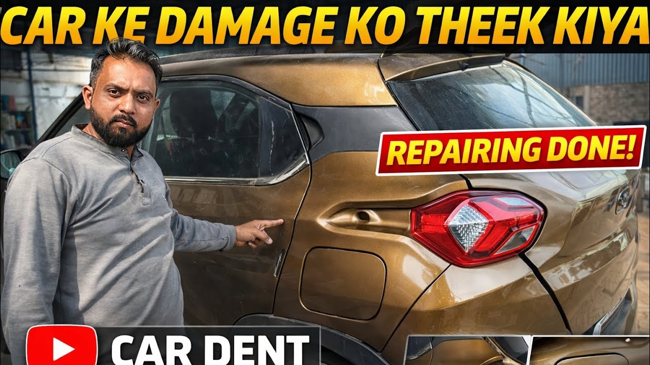 Tata punch how to dent repair and how to paint full details #autom #viral #SHRI SHYAM MOTORS REWARI 