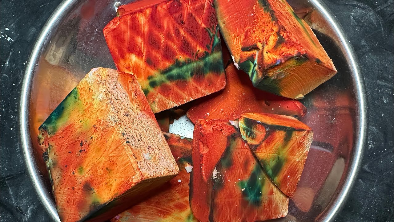 Full Box of Multicolor Dyed Soft Chalk 🌈 Asmr Gymchalk Satisfying Video ✨