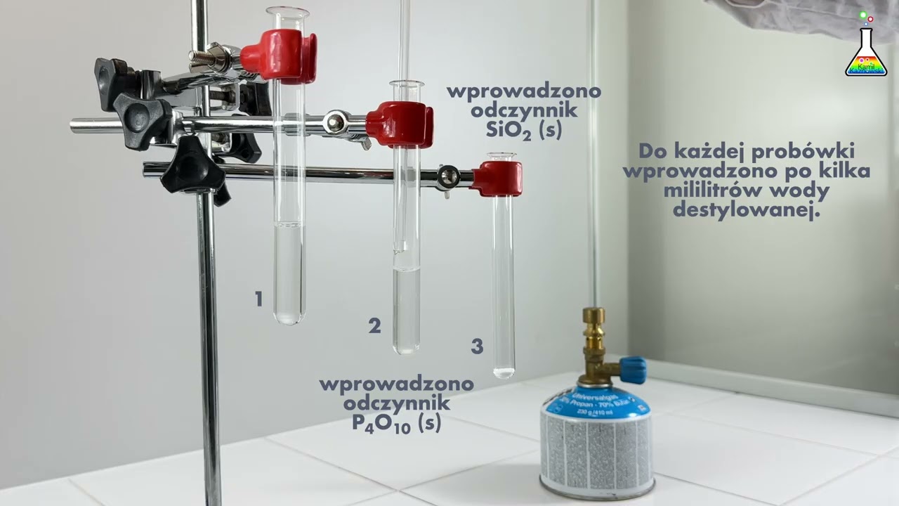 Reakcje tlenków kwasowych z wodą #chemia #chemistry