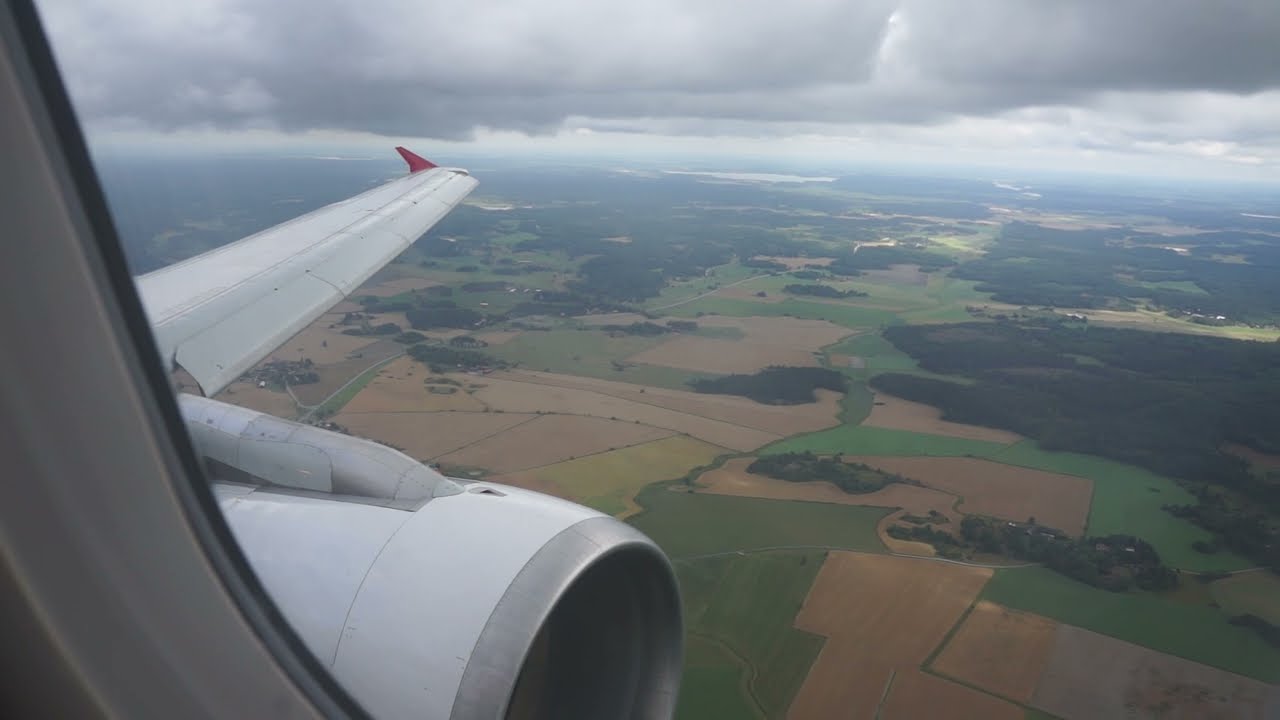 Austrian A320 (OE-LBK) - Landing RWY19L & Taxi in Stockholm (ARN/ESSA)
