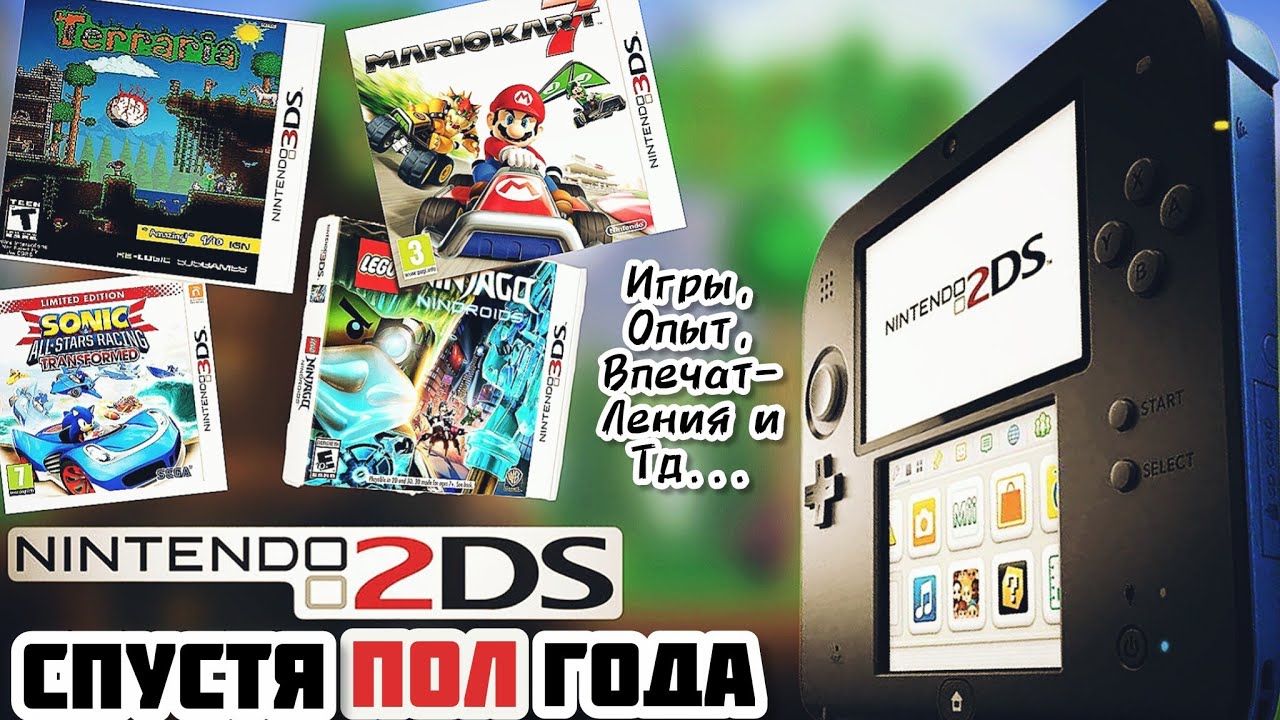 Мой опыт использования Nintendo 2DS...|Nintendo 2DS спустя Полгода