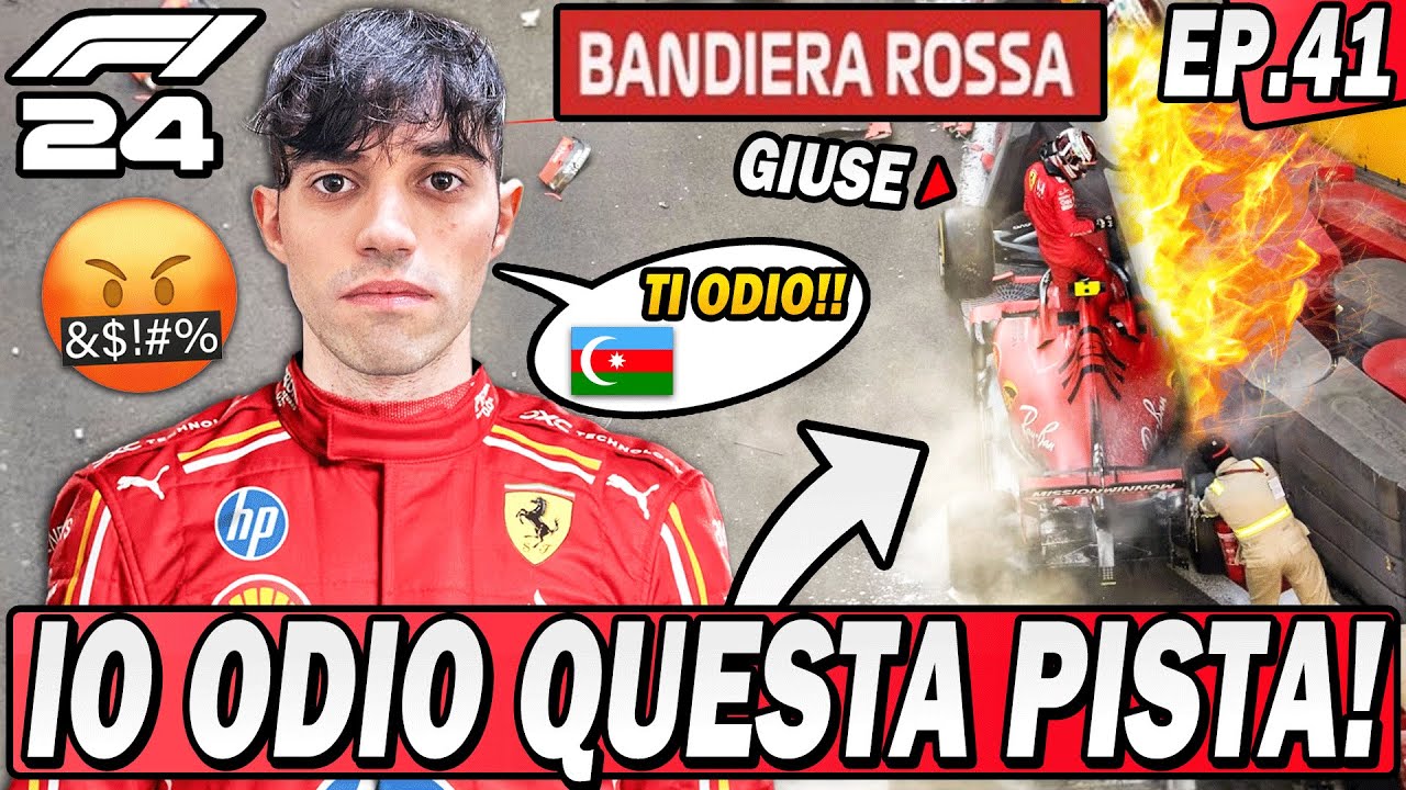 F1 24: IO ODIO QUESTA PISTA! BANDIERA ROSSA E GARA COMPROMESSA! EP.41