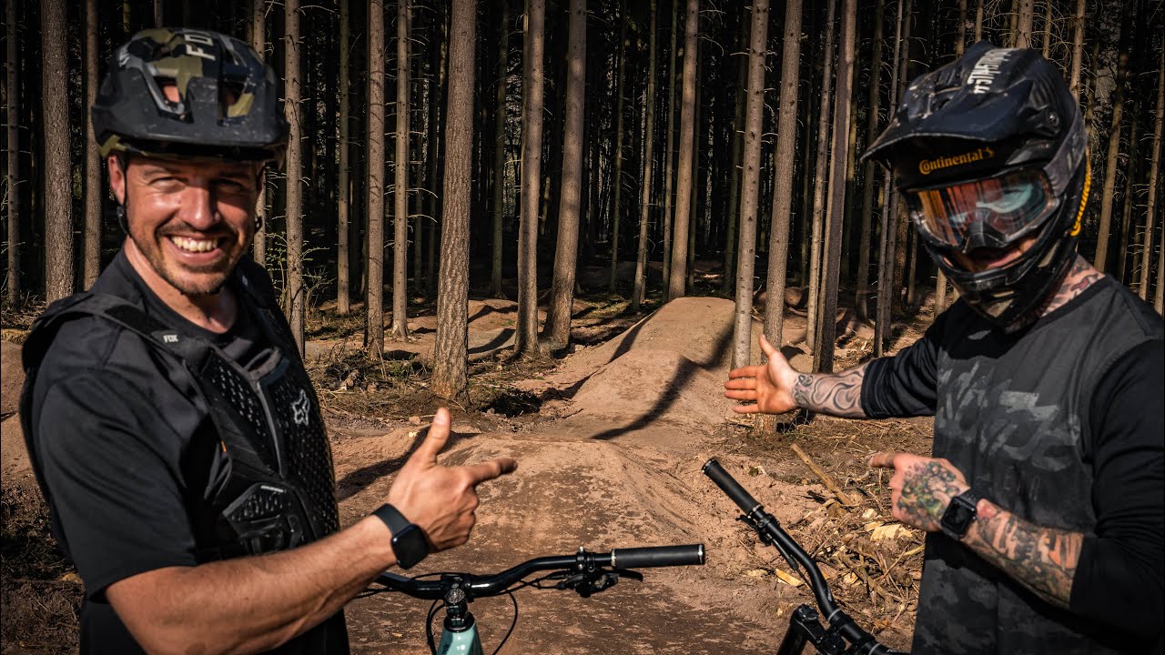 Wir testen unsere gebaute MTB Strecke im Saarland! Mini-Bikepark Freisen|Nico Reuter & Fabio Schäfer