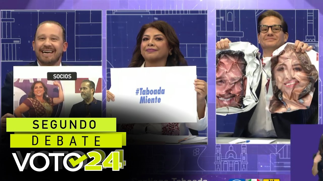 Segundo debate candidatos Jefatura de Gobierno CDMX | Voto24