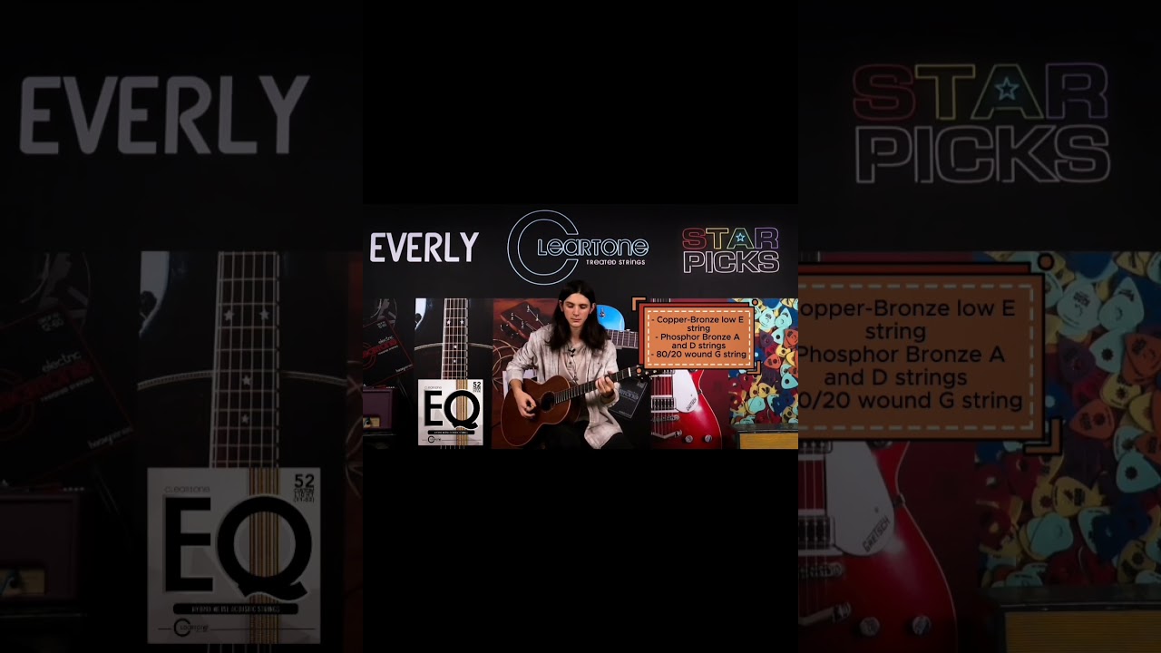 Cleartone Hybrid Metal EQ Acoustic Guitar Strings #cleartonestrings