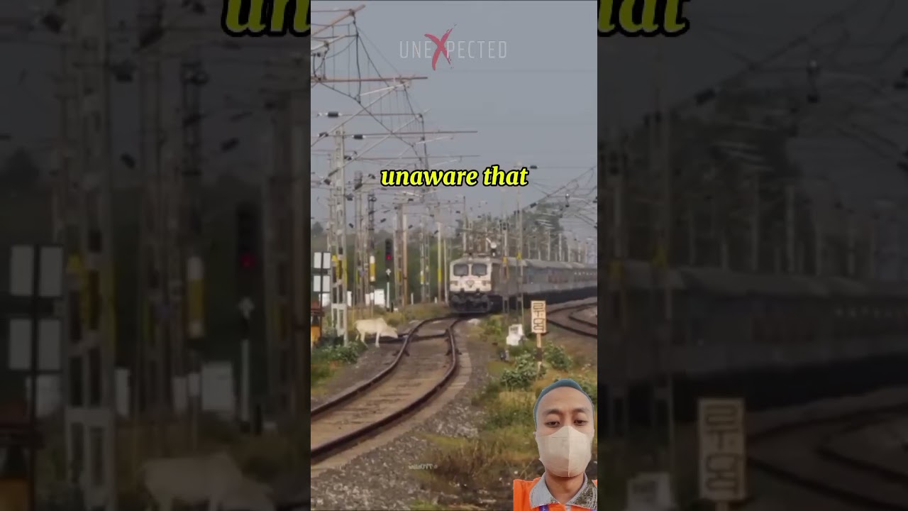 A Shocking Incident on the Tracks! #unexpected #shorts #shocking