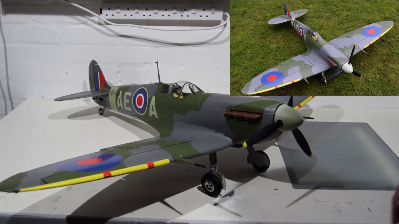Durafly MK5 Spitfire From HobbyKing - Unboxing + Build Review P1 -