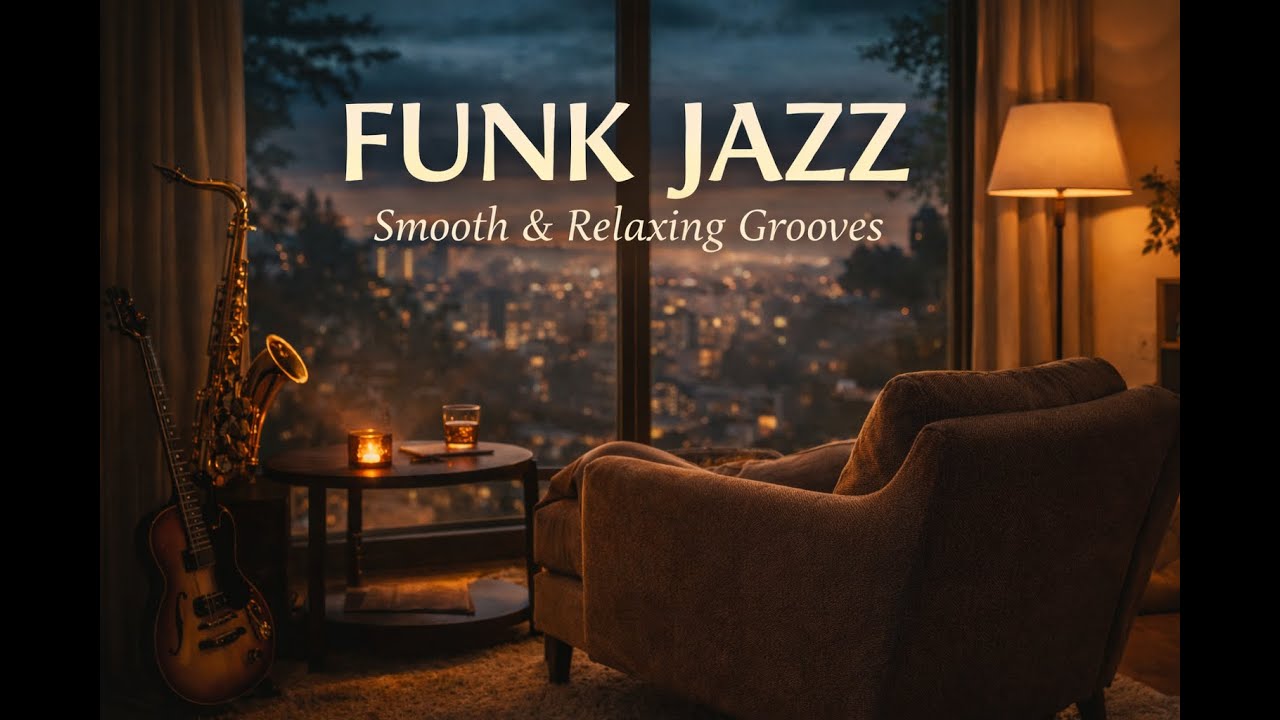 Relaxing Jazz Funk for Work & Study | Focus & Vibes (1 Hour – 4K)