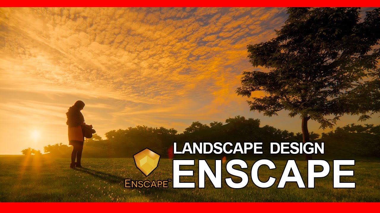 How to Landscape Design tutorial - Enscape for SketchUp
