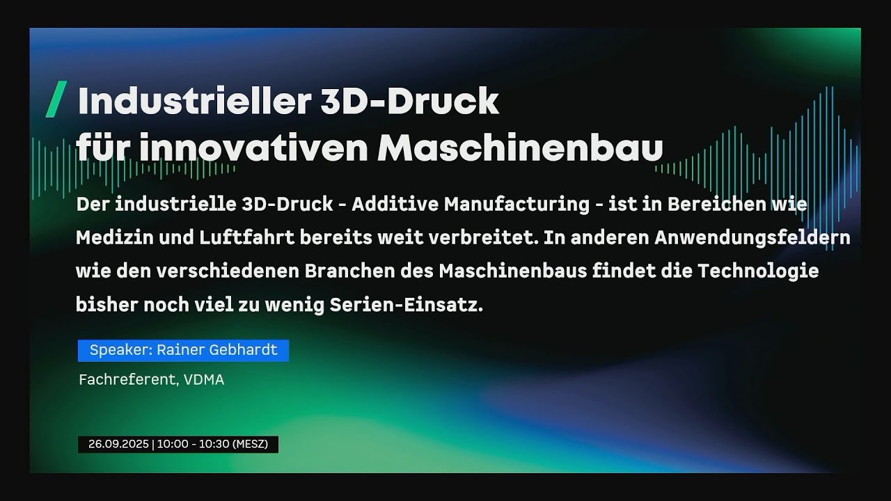 EMO Innovation Stage | VDMA Gebhardt (DE)